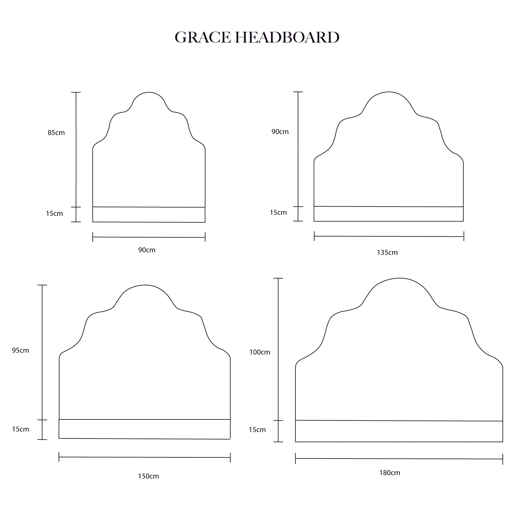 Grace Headboard Double