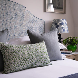 Foxglove Lumbar Cushion | Blue & Green - Eloise Home