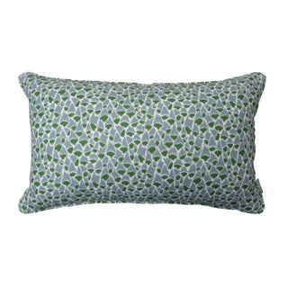 Foxglove Lumbar Cushion | Blue & Green - Eloise Home
