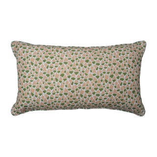 Foxglove Lumbar Cushion | Pink & Green - Eloise Home
