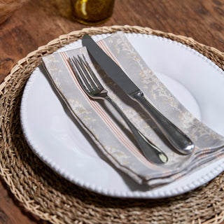 Mrs Robb's Bonnett Napkins | Mushroom Grey (Set of 4) - Eloise Home