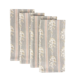 Mrs Robb's Bonnett Napkins | Mushroom Grey (Set of 4) - Eloise Home