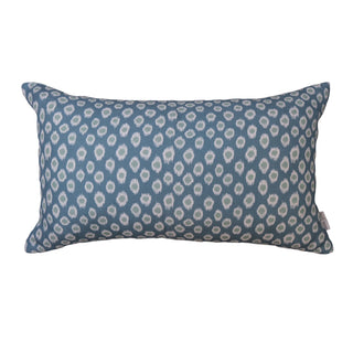 Polka Dot Lumbar Cushion | Blue & Mint - Eloise Home