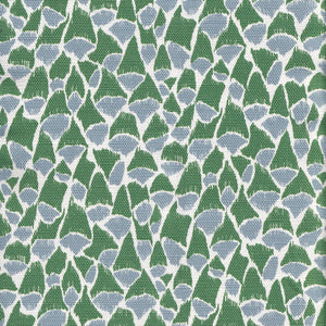 Foxglove Fabric | Green & Blue