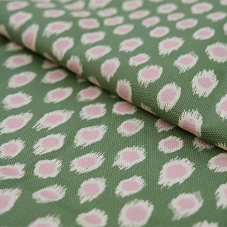 Polka Dot | Green & Light Pink