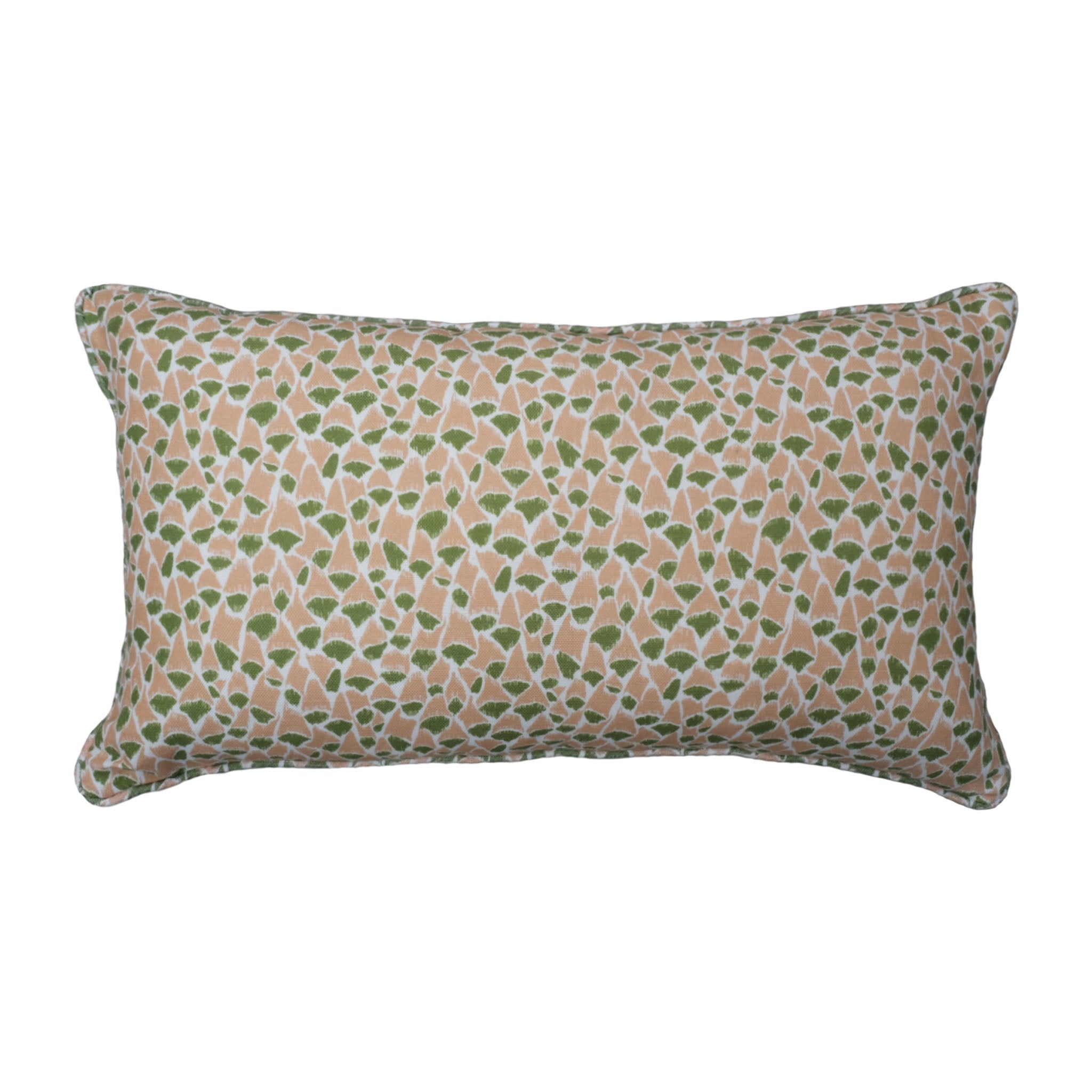Foxglove Lumbar Cushion | Pink & Green - eloise home