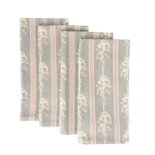 Mrs Robb's Bonnett Napkins | Mushroom Grey (Set of 4) - eloise home