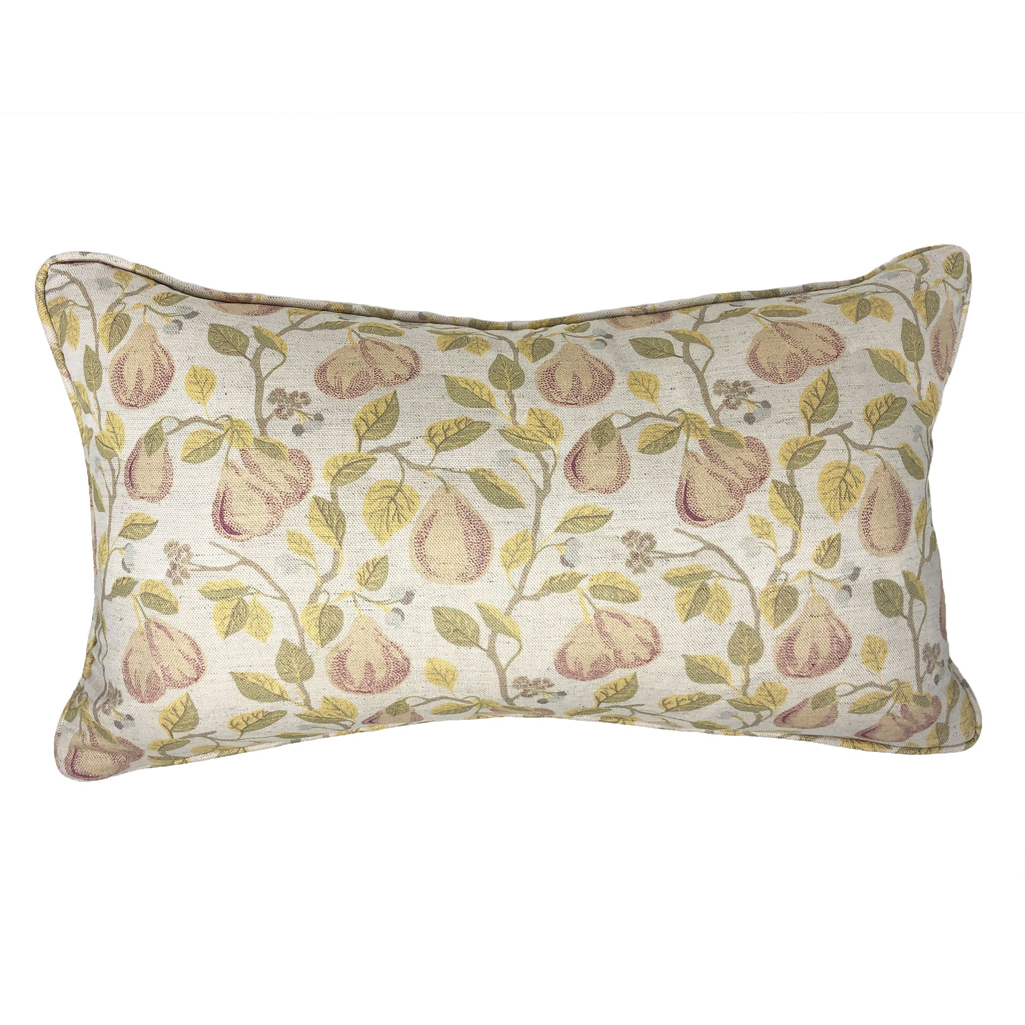 Showering Pears Cushion | Ochre - eloise home
