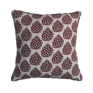 Pine Cones Cushion | Plum