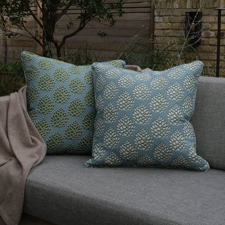 Pine Cones Cushion | Porcelain